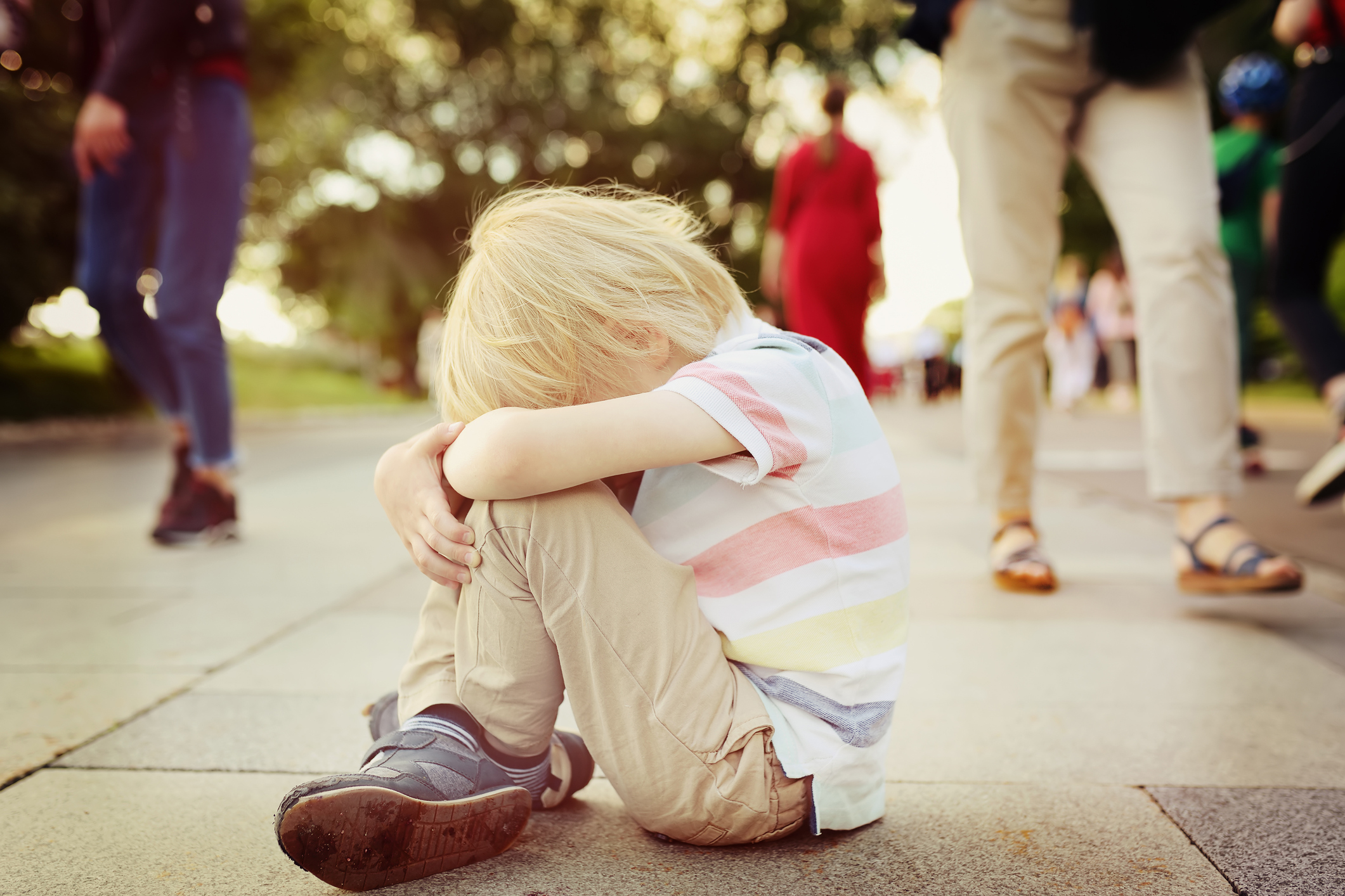 Kid crying